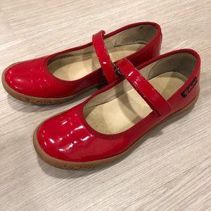 Naturino Shiny Red Kids Dress Shoes